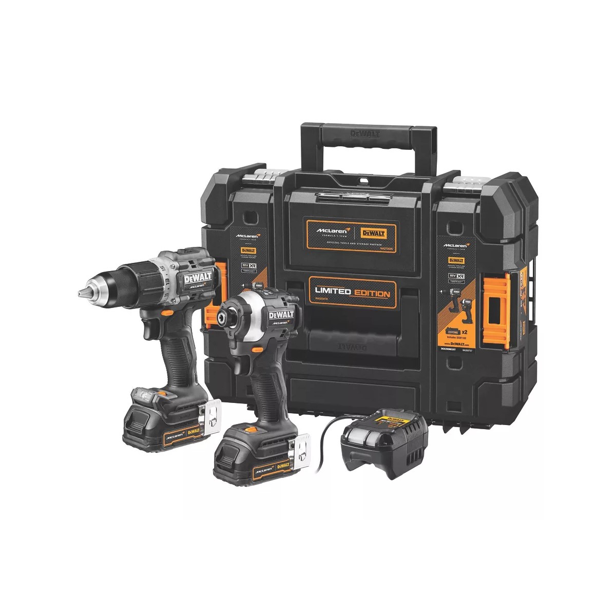 Dewalt 18V Mclaren powerstack combo drill imp.d DCK200ME2GT-QW